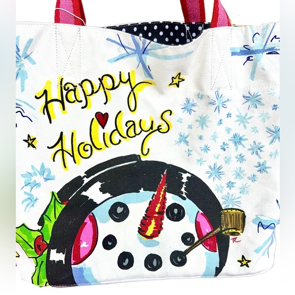 NWT - Large Snow Day Tote Bag - Picture 4 of 8